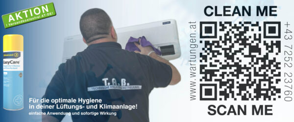 Desinfektionsmittel für Klimaanlagen und Lüftungssysteme